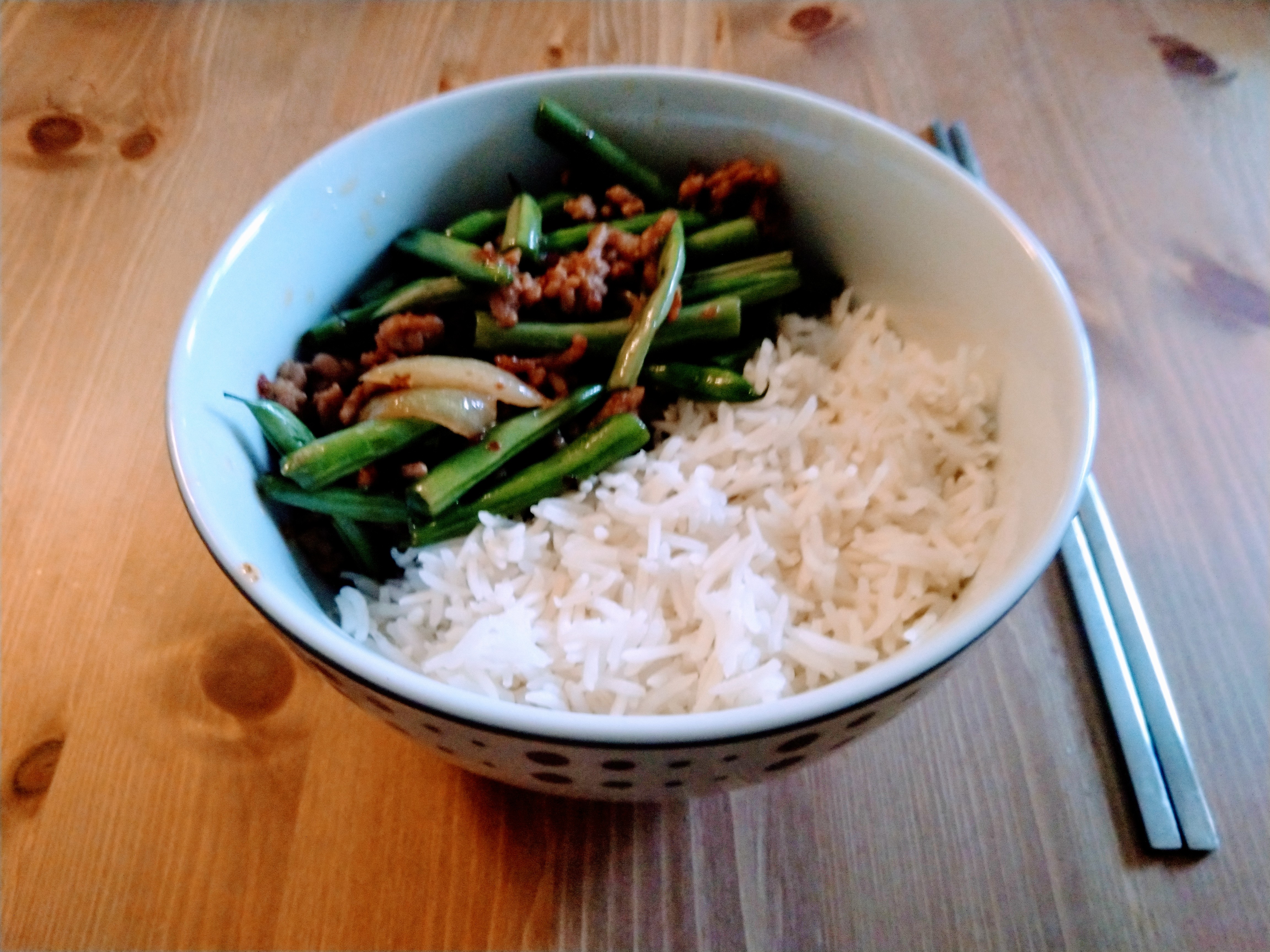 Spicy Minced Pork with Green Beans